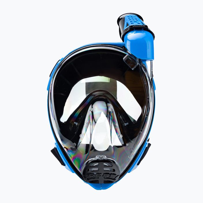 Maschera da snorkeling Cressi Duke Dry Full Face nero/blu 2