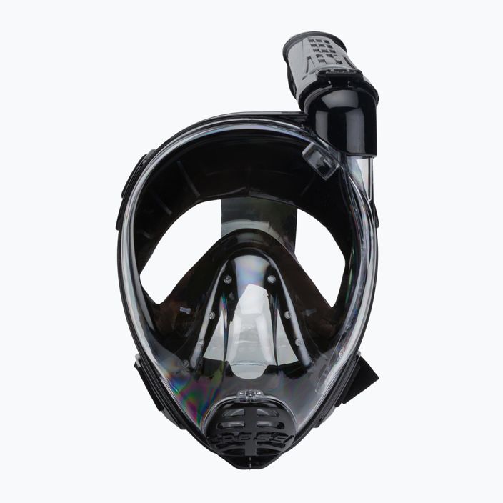 Maschera da snorkeling Cressi Duke Dry Full Face nero/nero 2