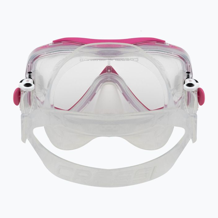 Cressi Mini Palau Bag trasparente/rosa kit subacqueo per bambini 9