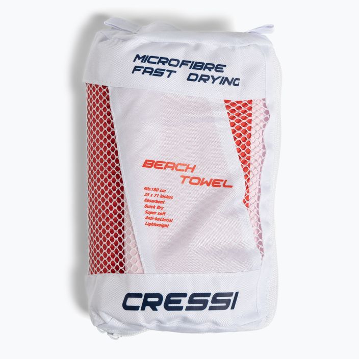 Asciugamano ad asciugatura rapida Cressi Microfiber Stripe rosso 5