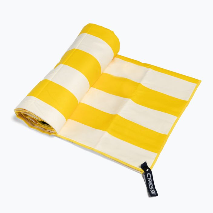 Asciugamano ad asciugatura rapida Cressi Microfiber Stripe sunflower 2