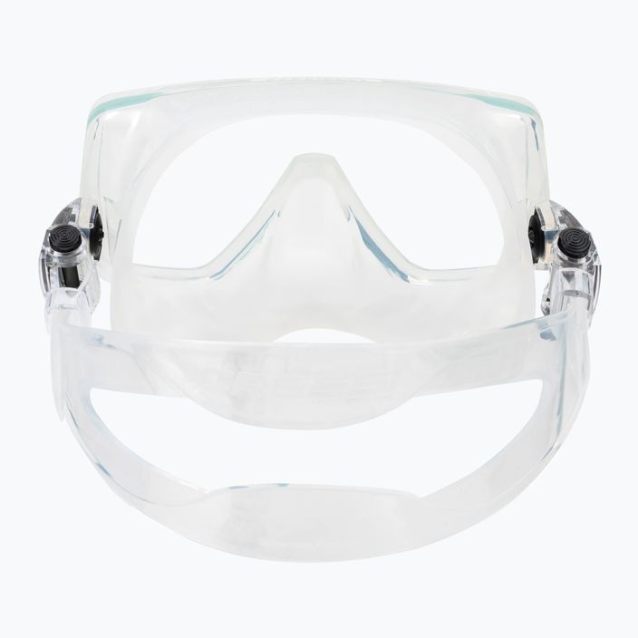 Maschera subacquea Cressi SF1 in silicone trasparente 5