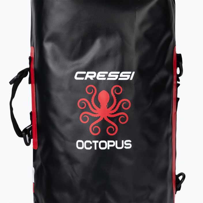 Cressi Octopus Sacco a secco impermeabile 30 l nero/rosso 4