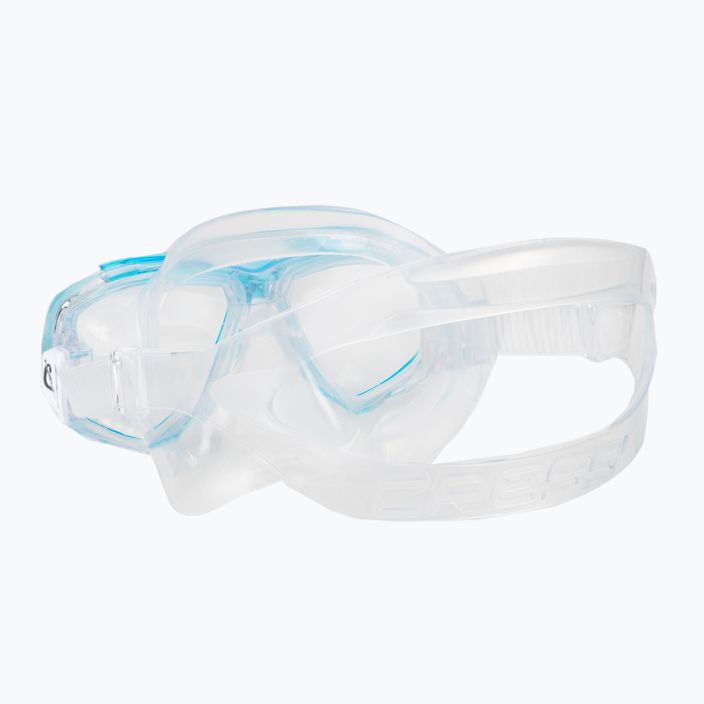 Maschera subacquea Cressi Perla trasparente/acquamarina 4