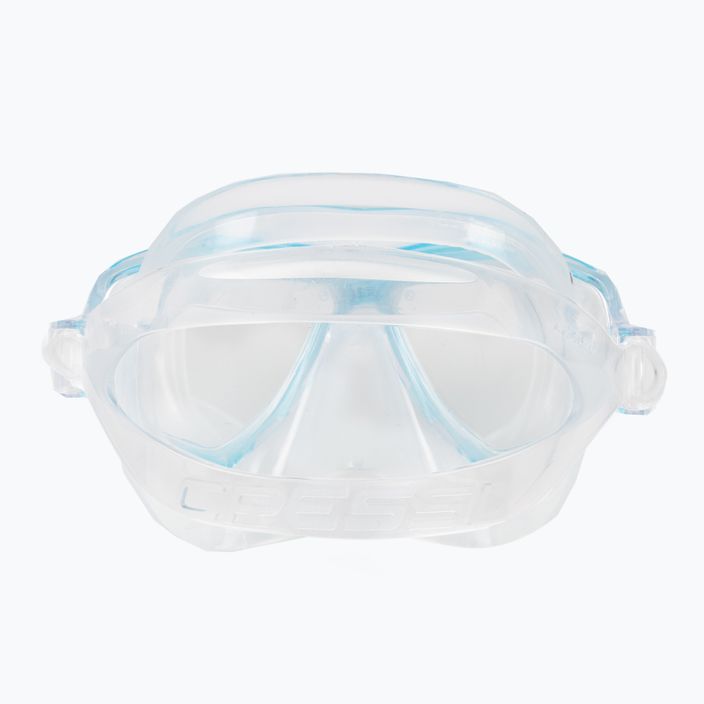 Maschera subacquea Cressi Perla trasparente/acquamarina 5