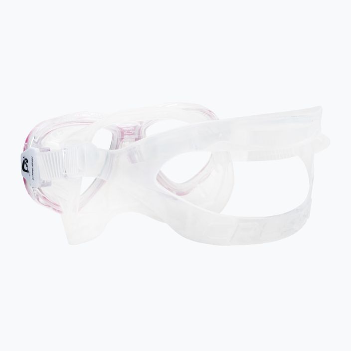 Maschera subacquea per bambini Cressi Perla trasparente/rosa 4