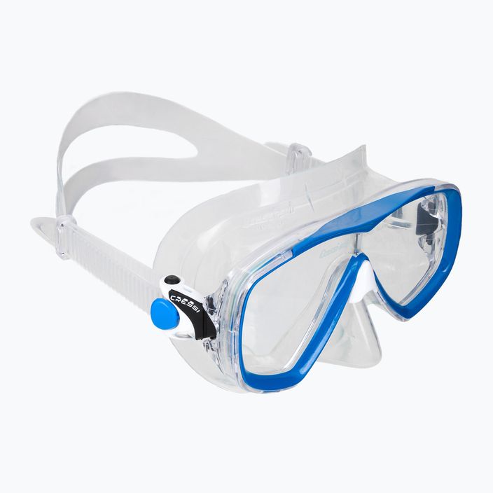 Maschera subacquea Cressi Estrella trasparente/blu