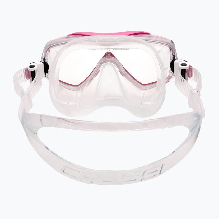 Maschera subacquea Cressi Estrella trasparente/rosa 5