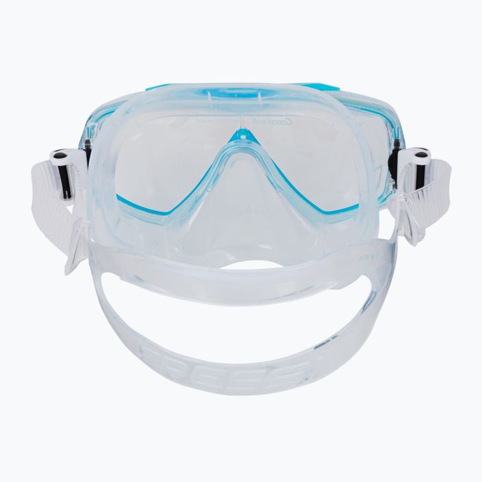 Maschera subacquea Cressi Estrella trasparente/acquamarina 5
