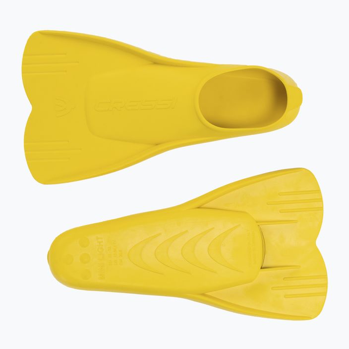 Pinne da snorkeling per bambini Cressi Mini Light yellow 2