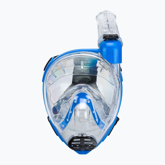 Maschera snorkel Cressi Baron Full Face per bambini, trasparente/blu 2