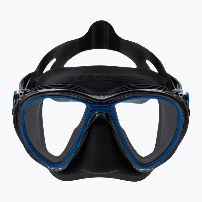 Maschera subacquea Cressi Quantum nero/blu 2