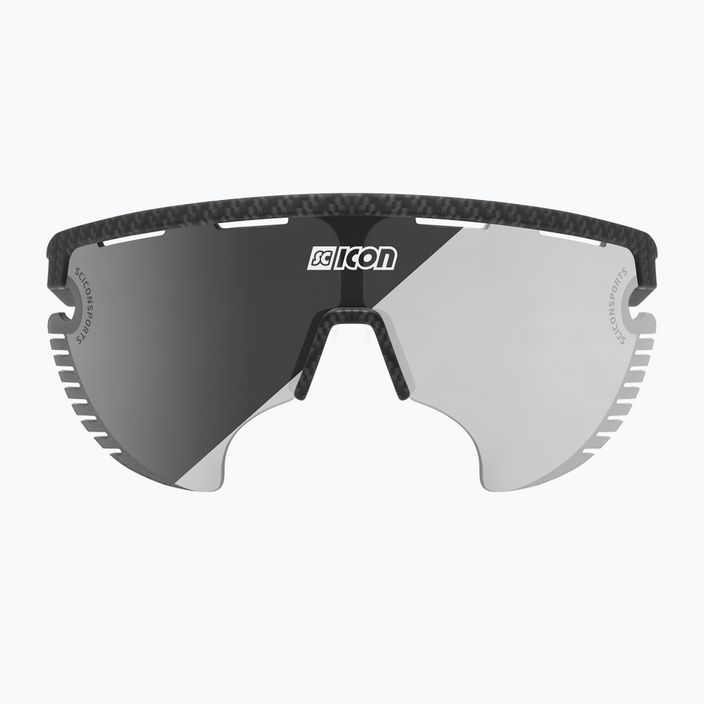 SCICON Aerowing Lamon carbonio opaco/scnpp occhiali da sole in argento fotocromatico 3
