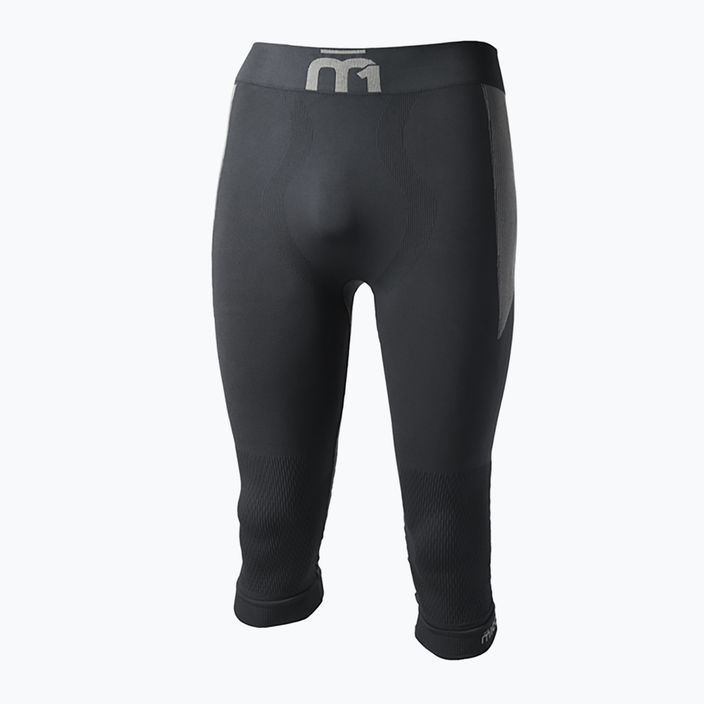 Pantaloni termoattivi da uomo Mico M1 Skintech 3/4 nero