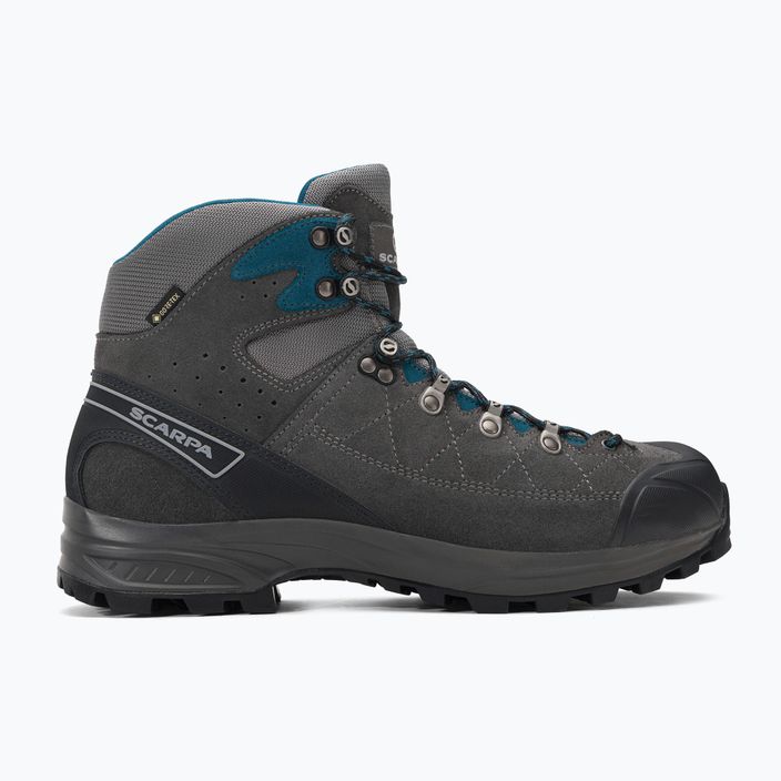 Scarponi da trekking da uomo SCARPA Kailash Trek GTX squalo/grigio/blu lago 2