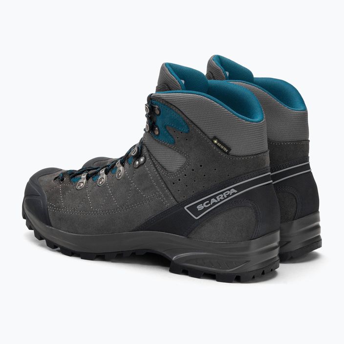 Scarponi da trekking da uomo SCARPA Kailash Trek GTX squalo/grigio/blu lago 3