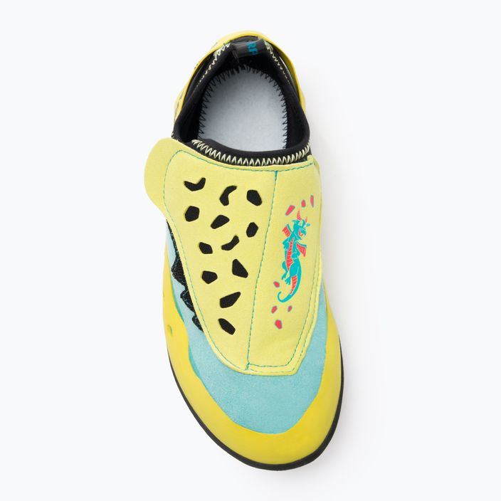 SCARPA scarpe da arrampicata per bambini Piki J maldive/giallo 6