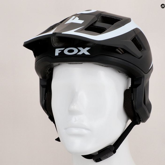 Fox Racing Dropframe Pro Dvide casco da bici nero 10