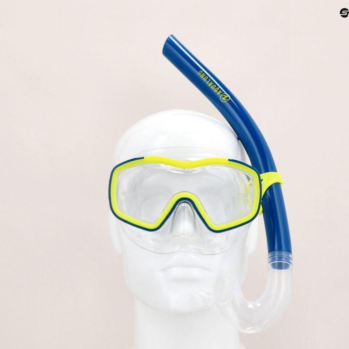 Kit snorkeling per bambini Aqualung Raccon Combo trasparente/blu/giallo 12