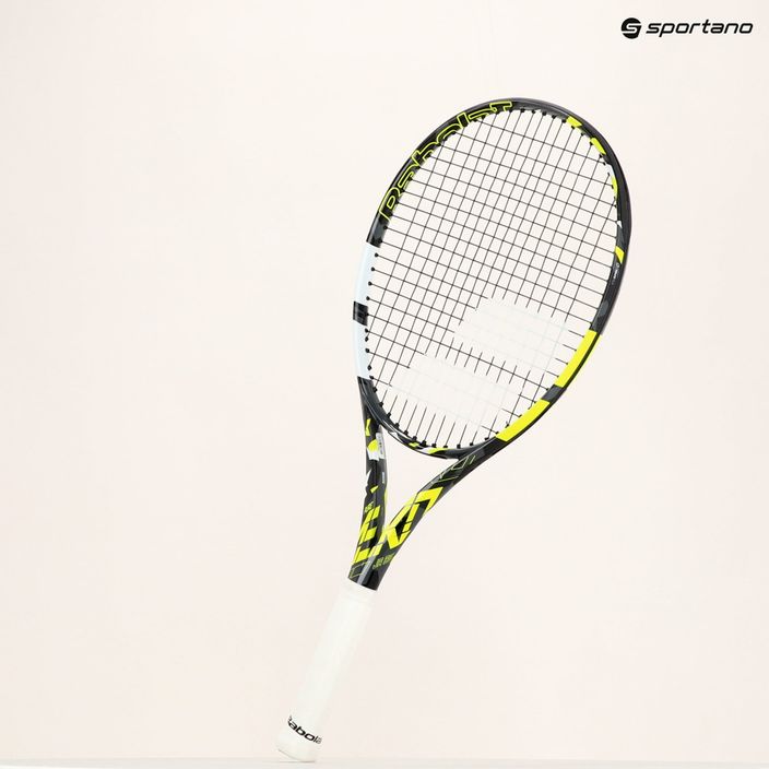 Racchetta da tennis Babolat Pure Aero Junior 26 grigio/giallo/bianco per bambini 8