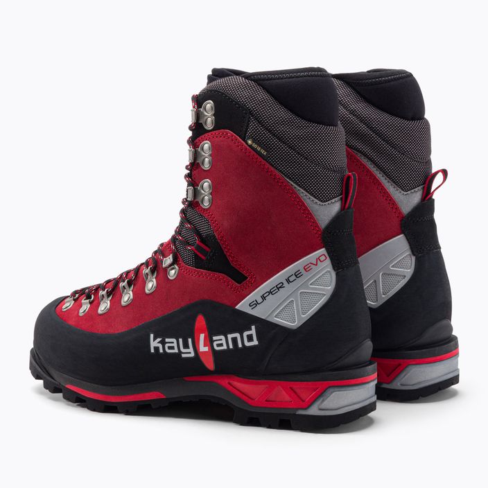 Kayland Super Ice Evo GTX scarponi da montagna da uomo rosso 18016001 3