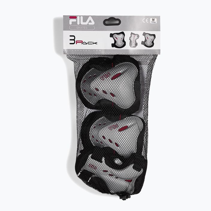 FILA FP Gears set di imbottiture da donna argento/nero/rosa 7