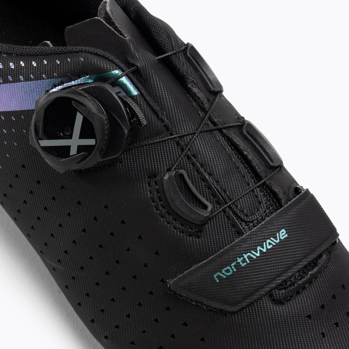 Northwave Core Plus 2 nero/iridescente scarpe da strada da donna 9