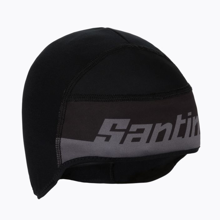 Cappellino da ciclismo Santini Sottocasco nero