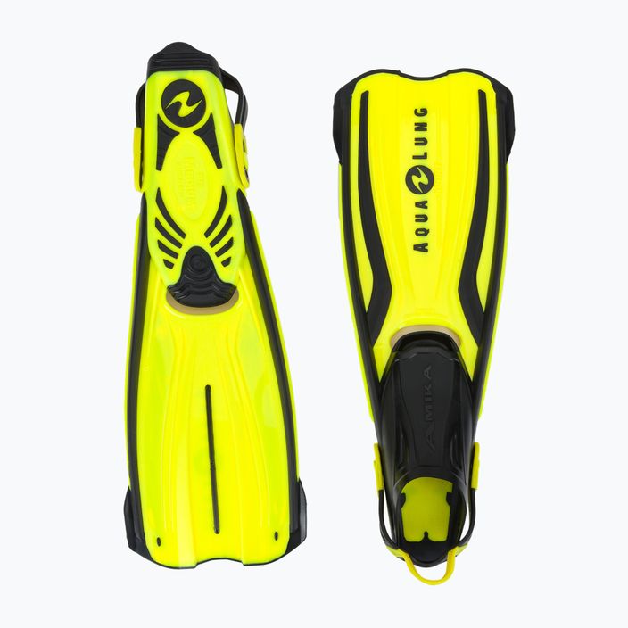 Pinne da snorkeling Aqualung Amika giallo/nero 2