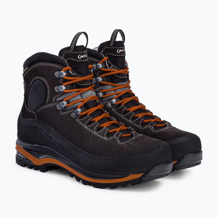 AKU Superalp GTX scarpe da trekking da uomo antracite/arancio 5