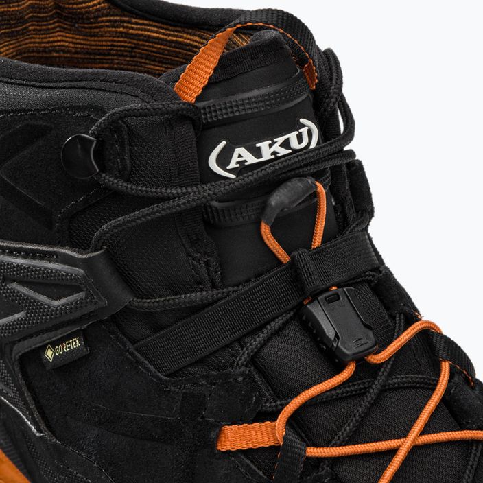 AKU Rock DFS Mid GTX nero/arancio scarpe da avvicinamento da uomo 9