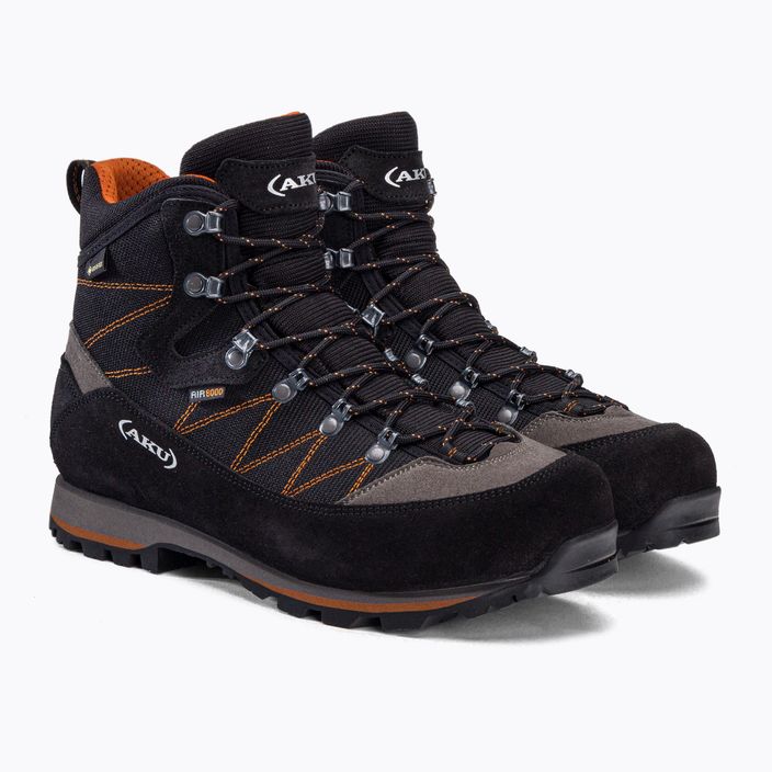 AKU Trekker Lite III Wide GTX nero/arancio scarpe da trekking da uomo 5