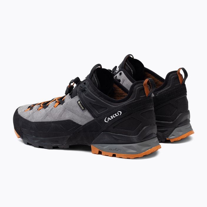 AKU Rock DFS GTX grigio/arancio scarpe da trekking da uomo 3
