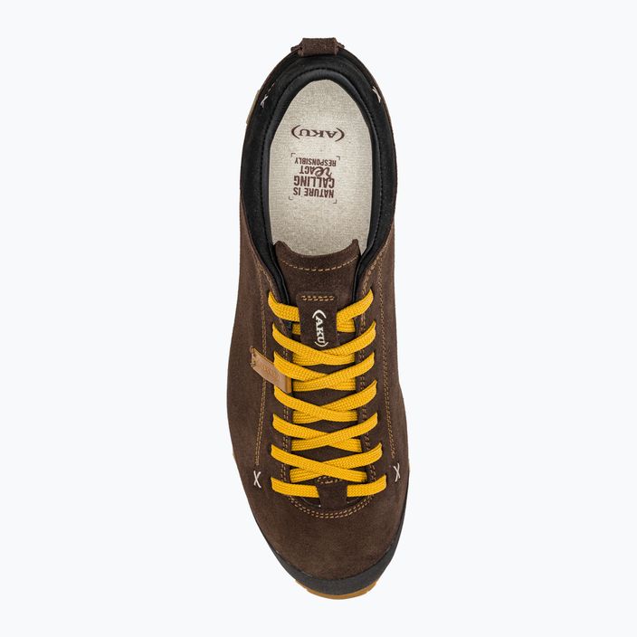 AKU Bellamont III Suede GTX marrone/giallo scarpe da trekking da uomo 6