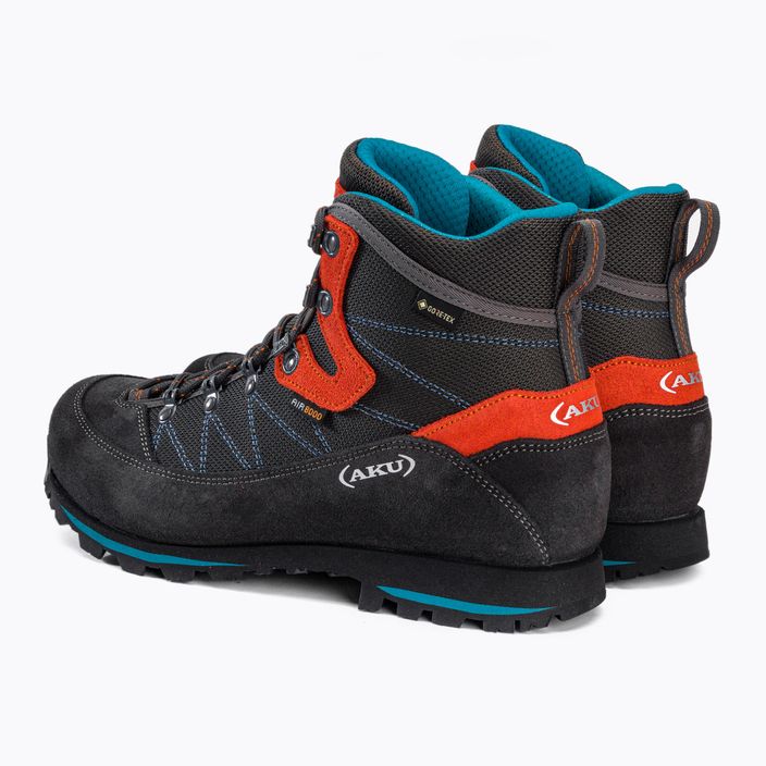 AKU Trekker Lite III GTX scarpe da trekking da uomo grigio scuro/arancio 3