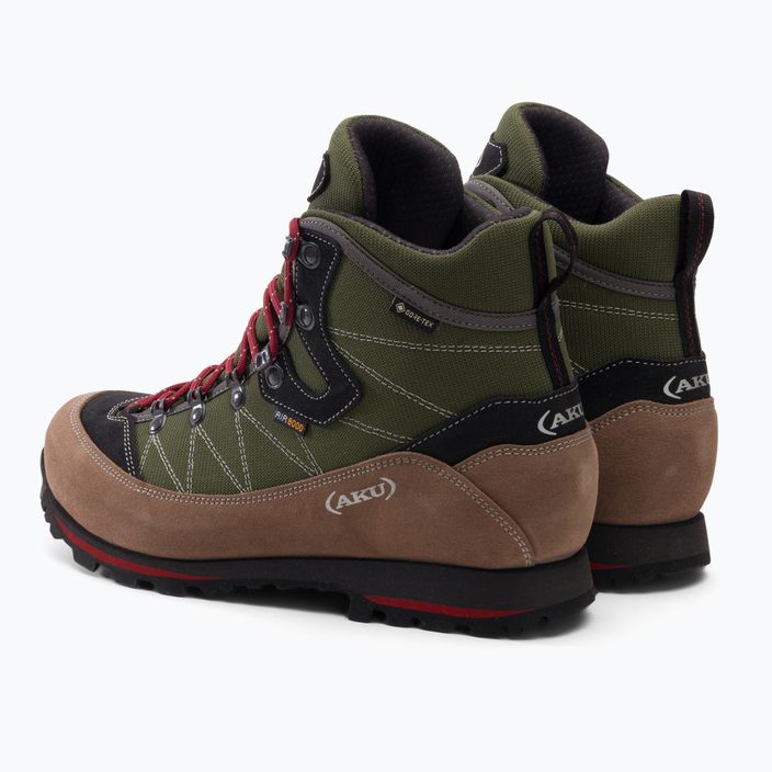 AKU Trekker Lite III GTX, scarponi da trekking da uomo verde/beige 3