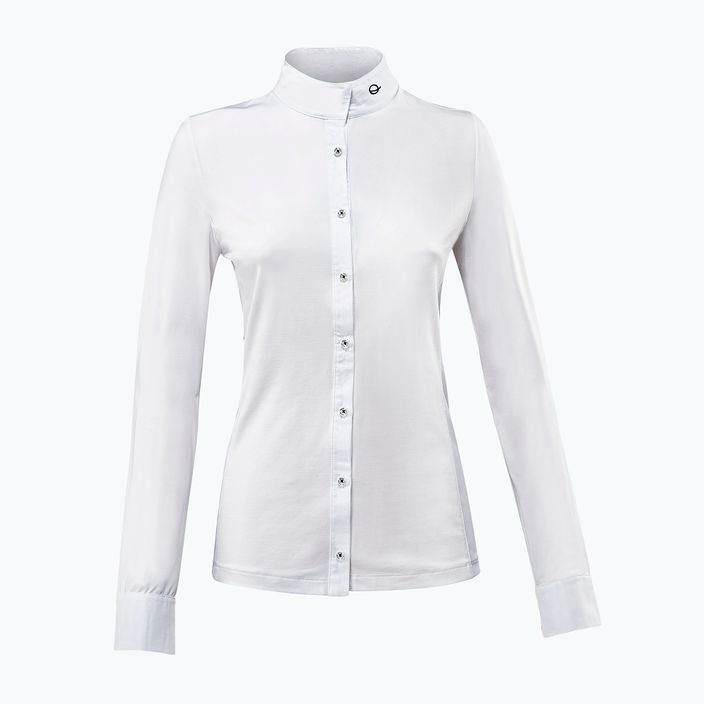 Camicia da competizione donna Eqode by Equiline P56001 bianco