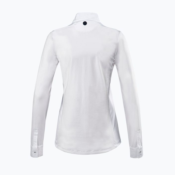 Camicia da competizione donna Eqode by Equiline P56001 bianco 2
