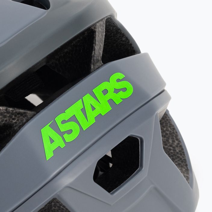 Casco da bici Alpinestars Vector Pro Atom grigio scuro/grigio freddo opaco 8