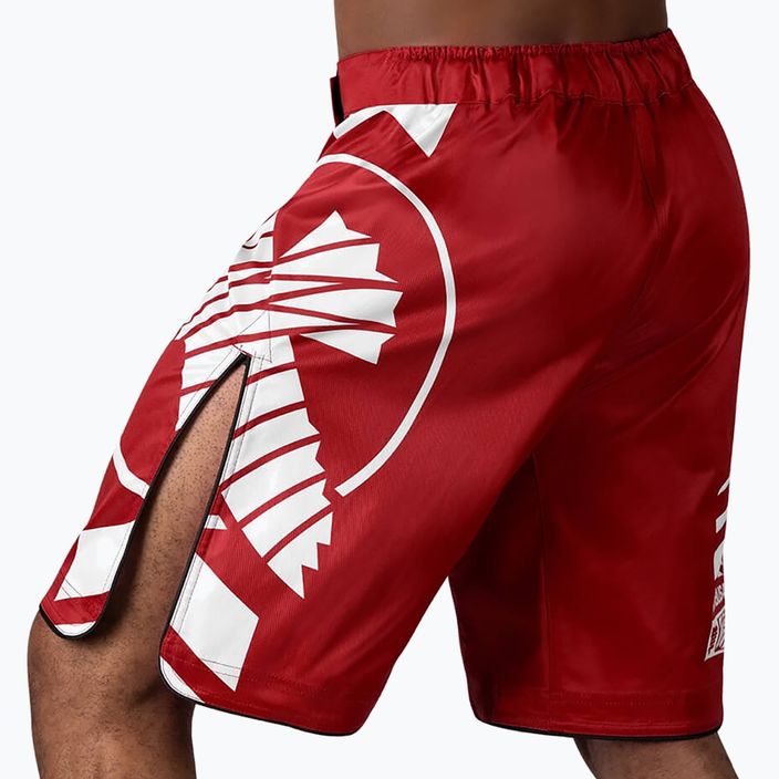 Pantaloncini da allenamento rossi Hayabusa Icon Fight 4