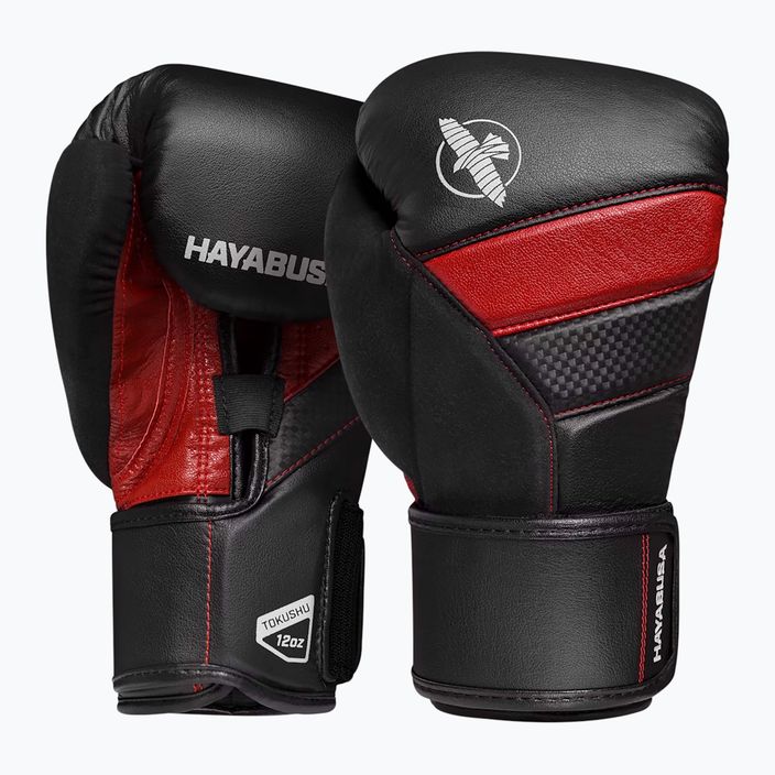 Guanti da boxe Hayabusa T3 nero/rosso