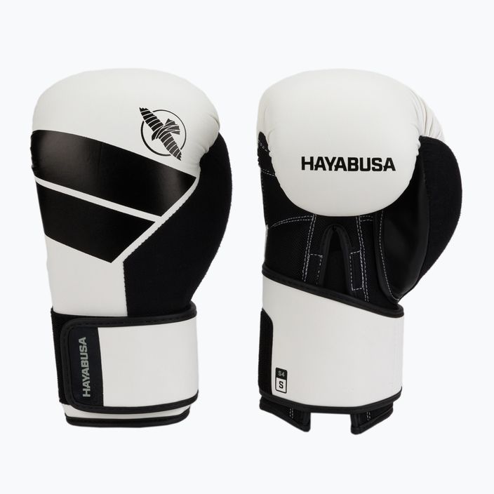 Guanti da boxe Hayabusa S4 bianco/nero 3