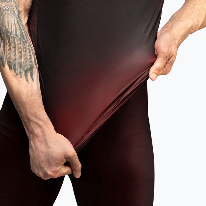 Hayabusa Geo Rashguard Uomo manica corta rosso 5