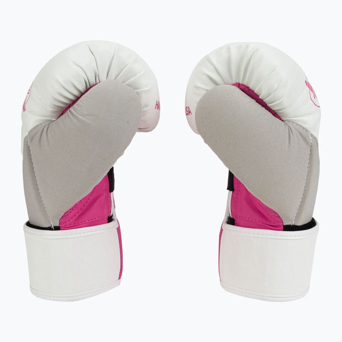 Guanti da boxe Hayabusa T3 bianco/rosa 4