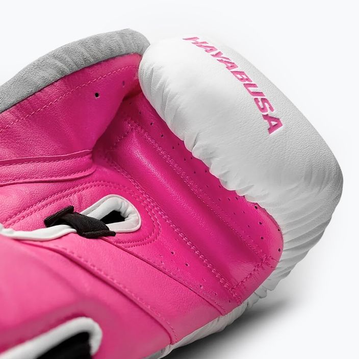 Guanti da boxe Hayabusa T3 bianco/rosa 10