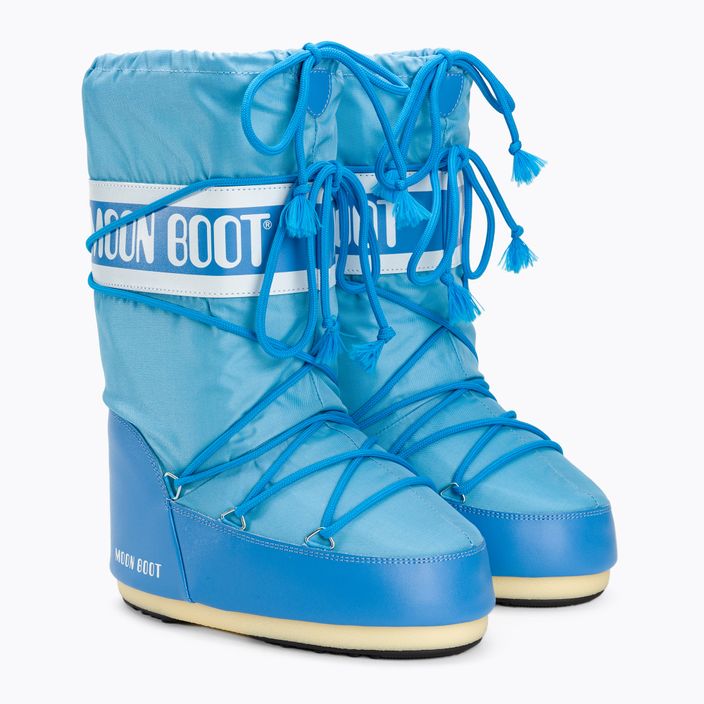 Moon Boot stivali da neve da donna Icon Nylon alaskan blue 4