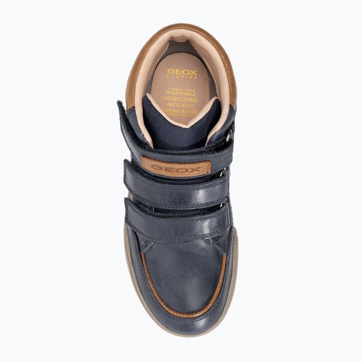 Geox Poseido navy/cognac scarpe junior 6