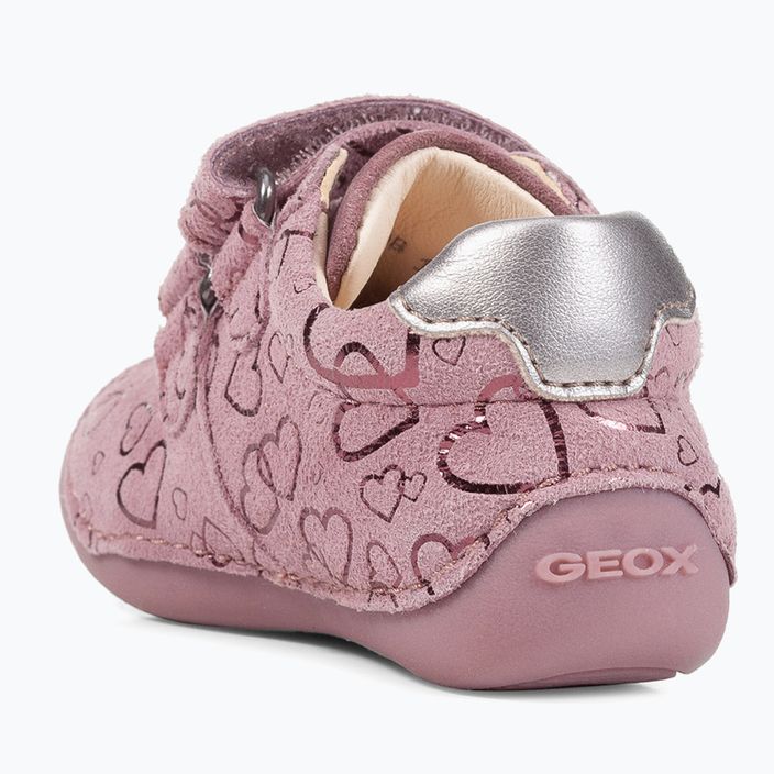 Geox Tutim rosa scuro/argento scarpe per bambini 9