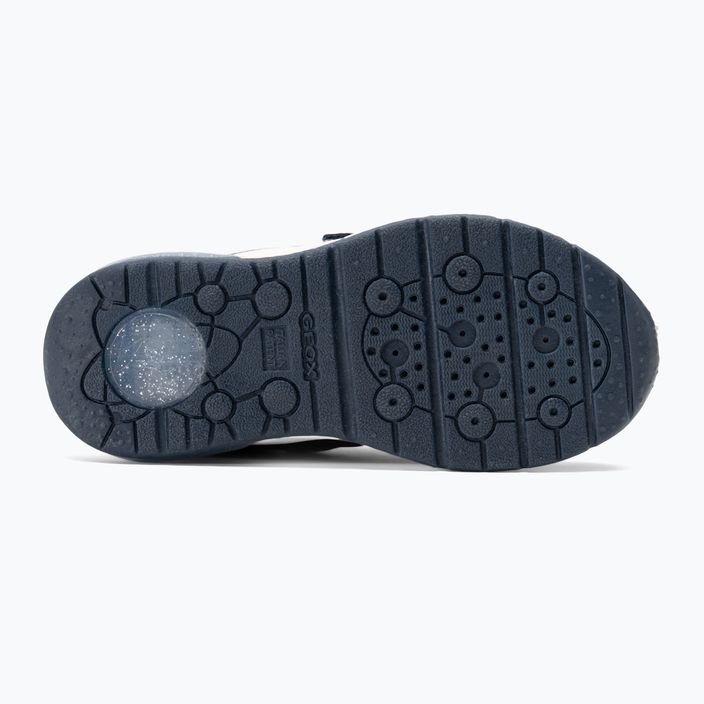 Geox Spaceclub junior, scarpe da ginnastica blu scuro/platino 5