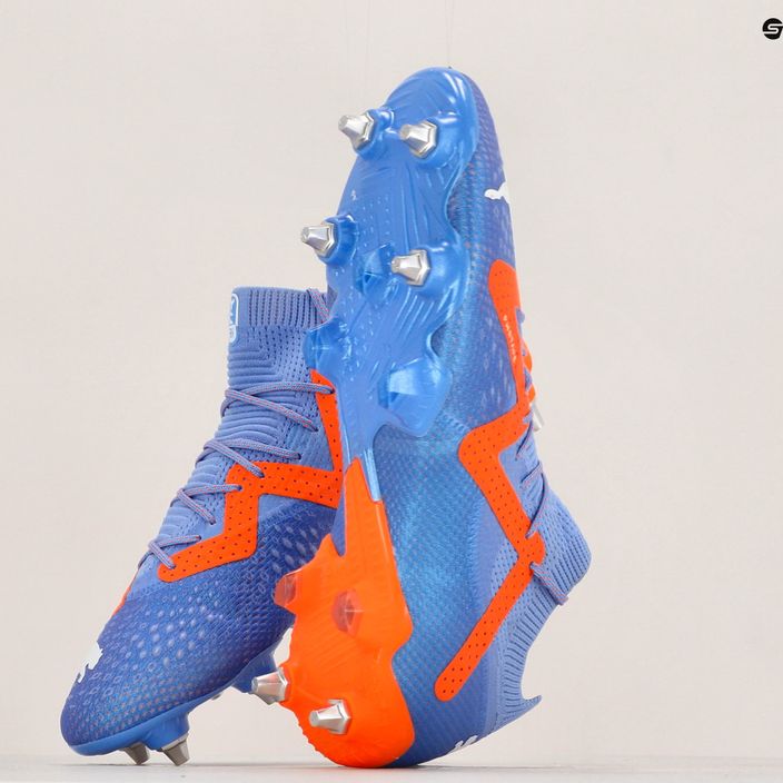 Scarpe da calcio PUMA Future Ultimate MXSG blu glimmer/puma bianco/ultra arancione da uomo 13